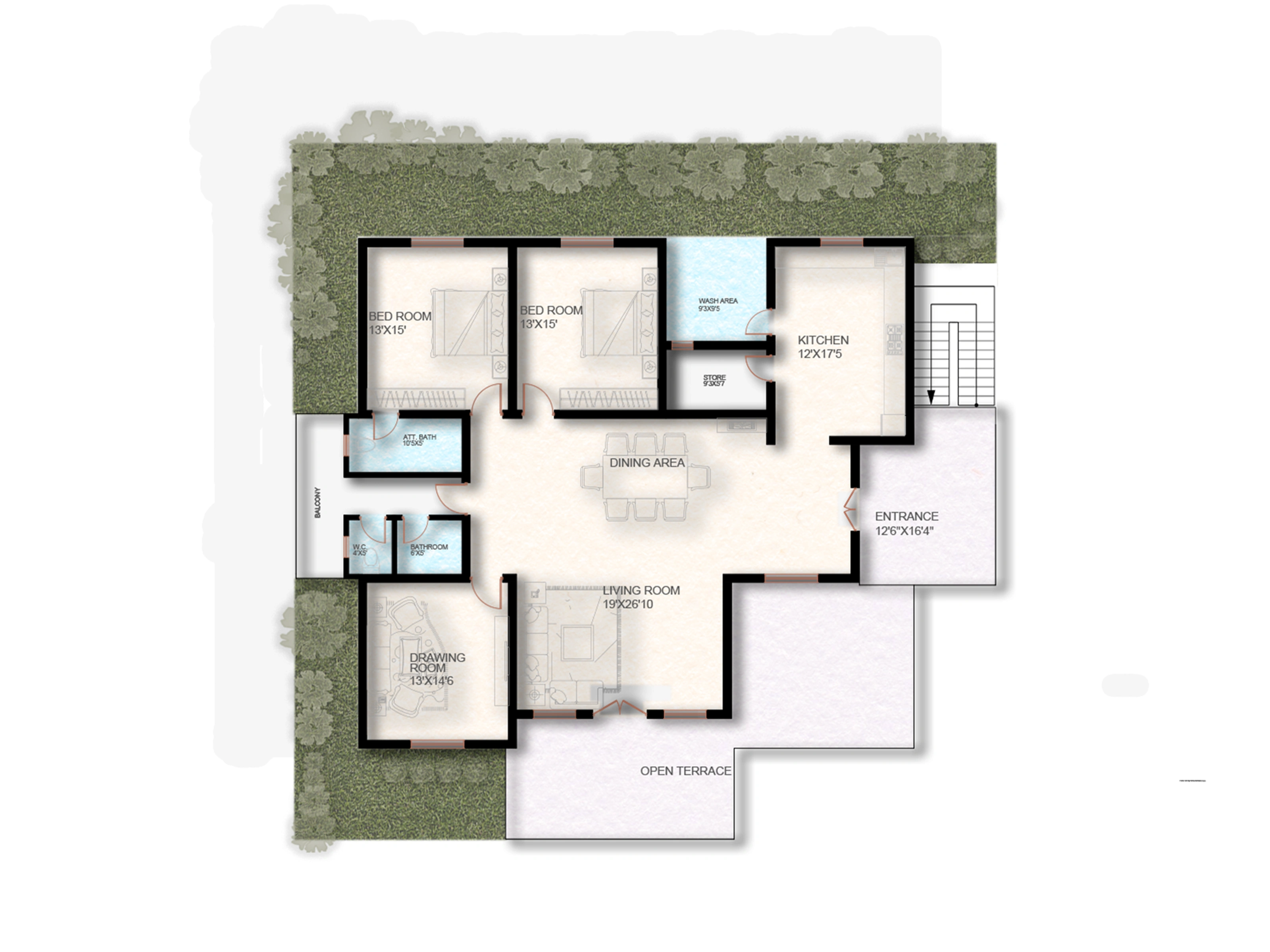 Harekrushna Villa architectural design study 2