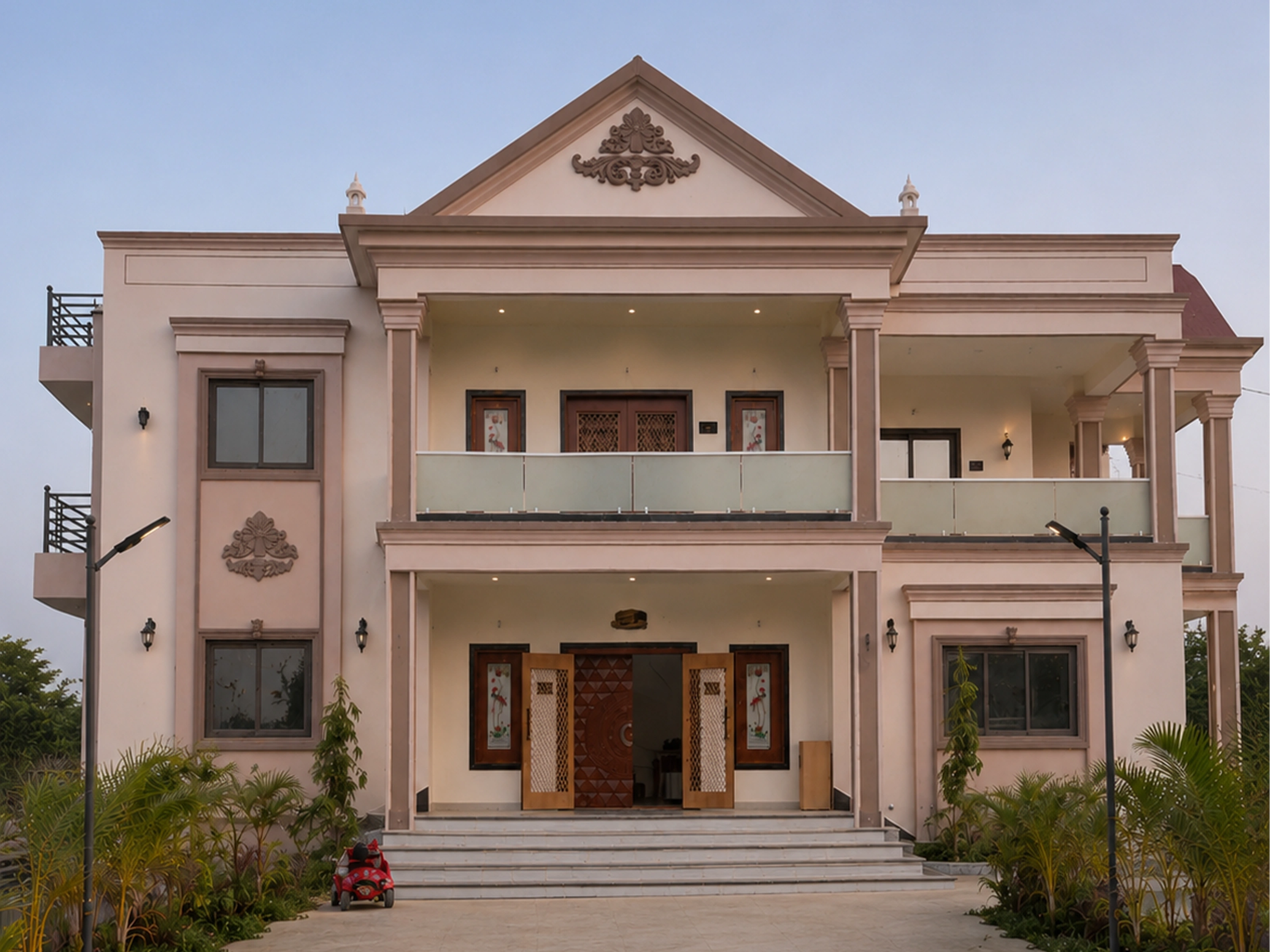 Harekrushna Villa architectural design study 7